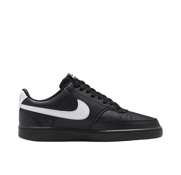 Кроссовки оригинальные Nike Court Vision черно белые на заказ