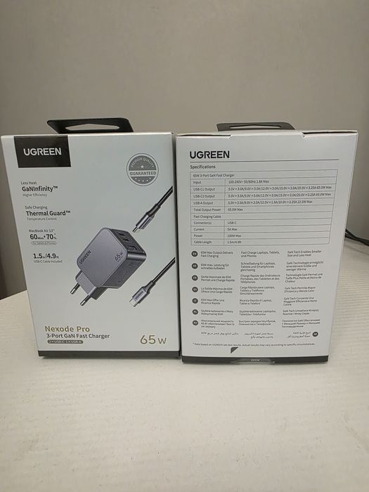 Блок питания UGREEN Nexode Pro 65W