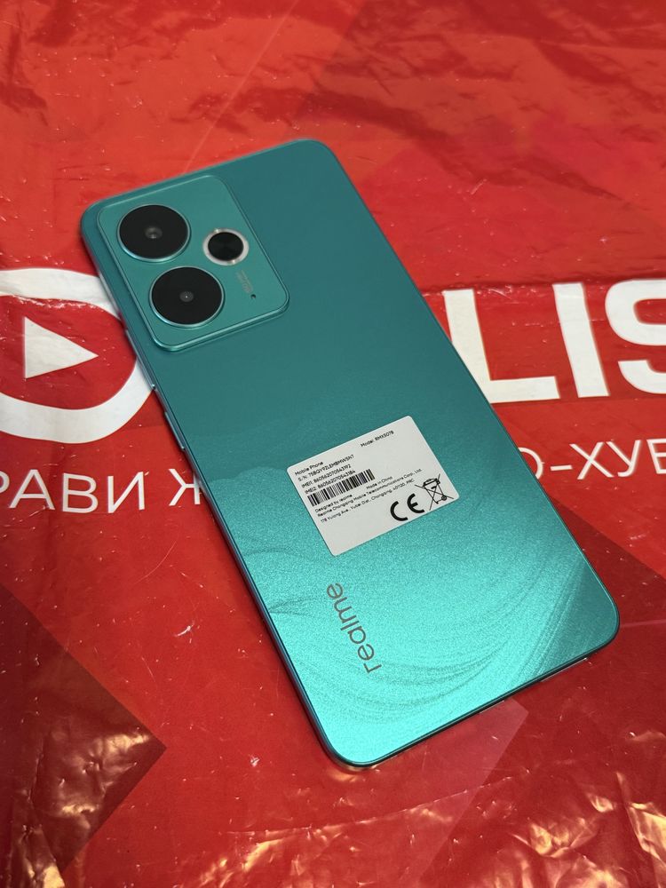 КАТО НОВ 256GB Realme 14T Гаранция Technopolis 2027г. Green