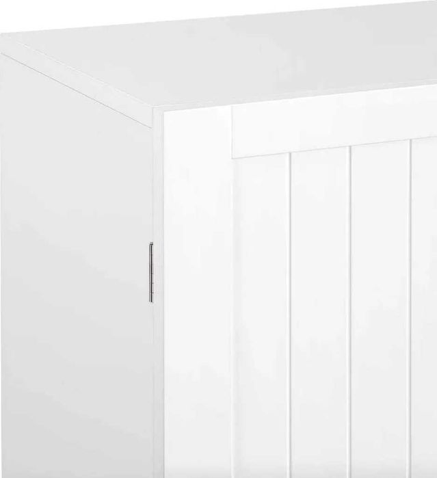 Dulap suspendat MDF, 2 niveluri, usa dubla, alb |R 592548 White