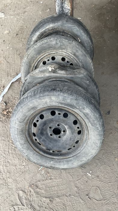 Колеса в сборе r15 5/100 polo rapid , toyota corola