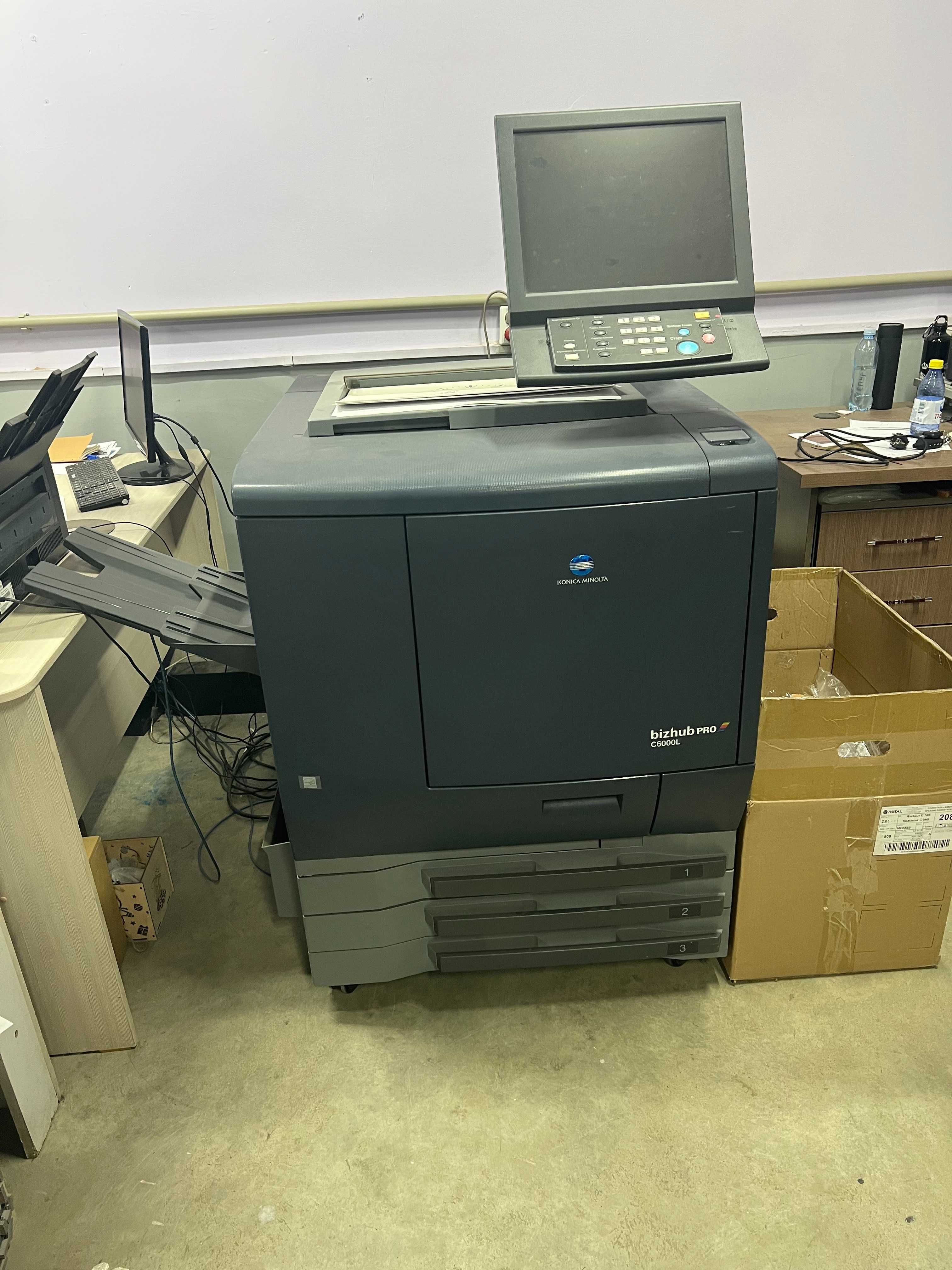 МФУ Konica Minolta bizhub PRESS C6000 формата А3 (SR A3), A4 б/у.
