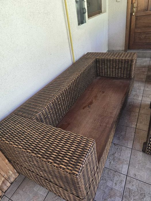 Mobilier Ratan Canapea si 2 fotolii