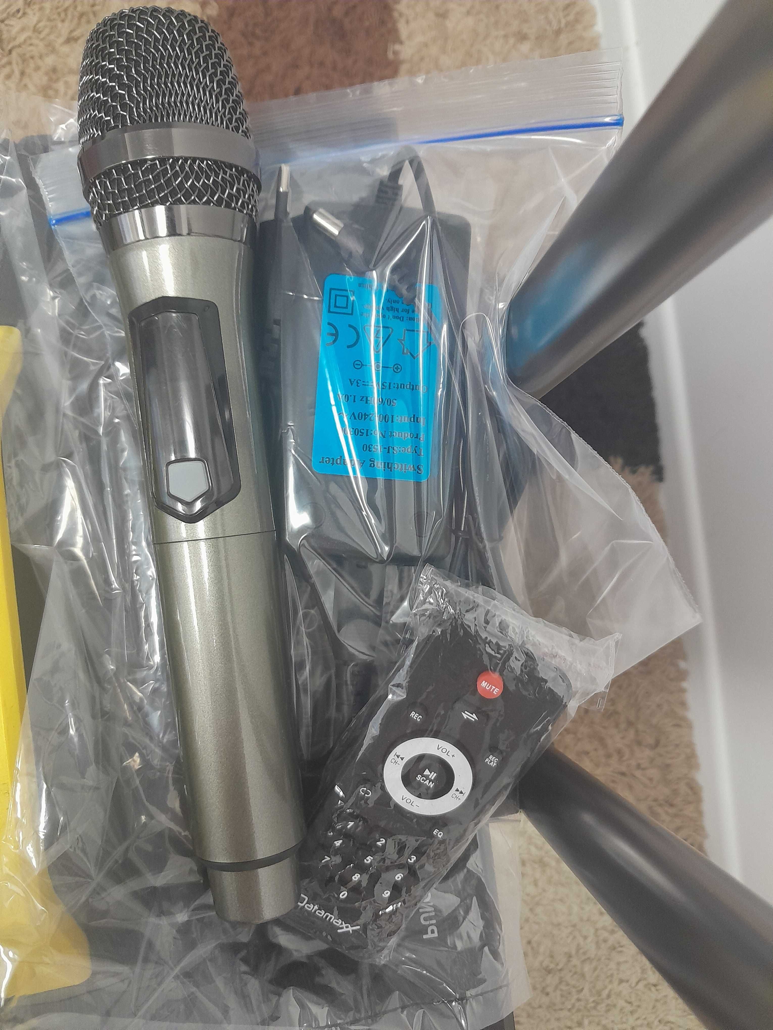 Boxa Karaoke 120W High Quality + Microfon wireless UHF