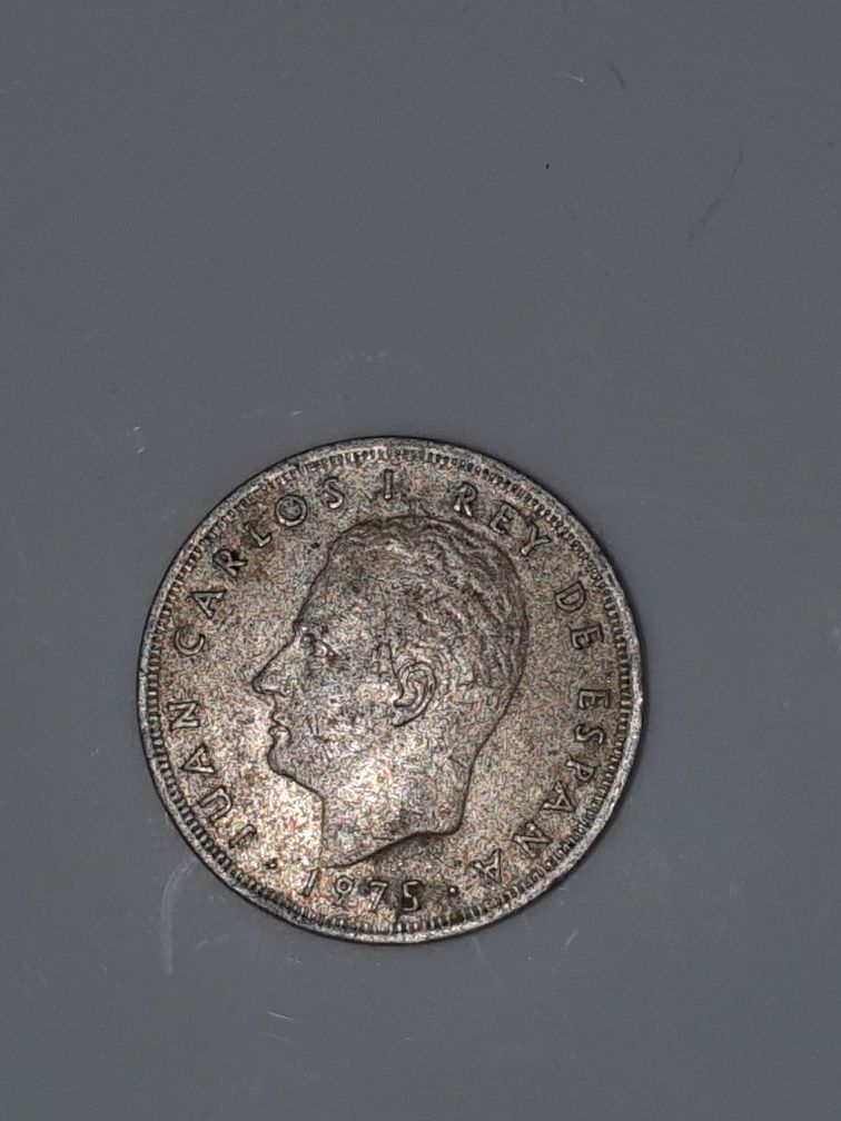 Monedă 	25 pesete Spania regele Juan Carlos I (1975 - 2001)