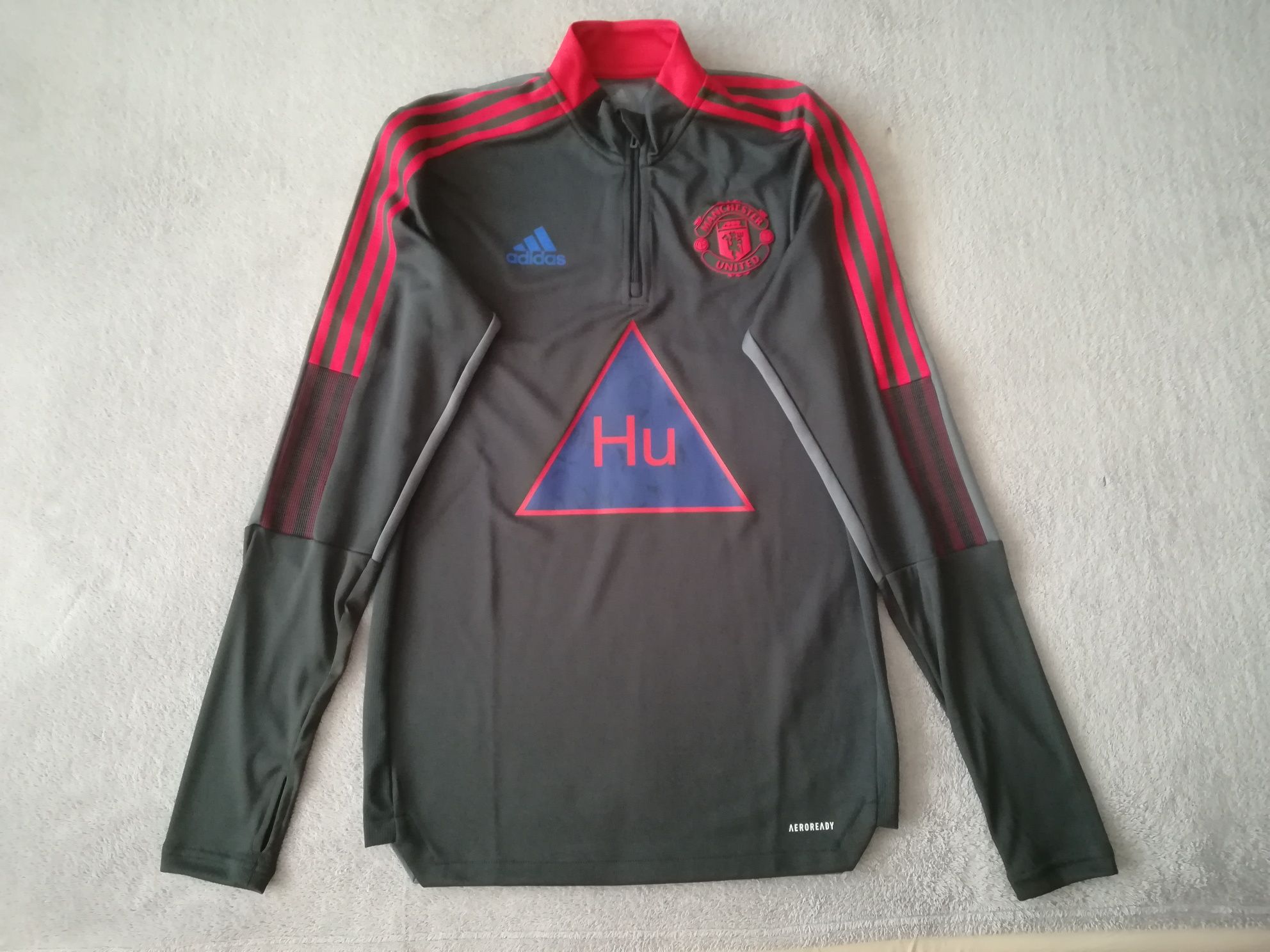 2020-21 Manchester United adidas Human Race 1/4 Zip Training Top