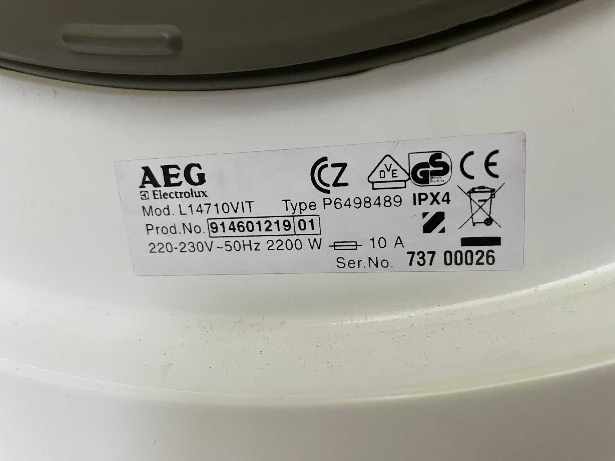 AEG 14710VIT Пералня със сушилня за вграждане