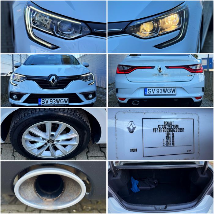 RENAULT MEGANE 05/2018 1.5dCi 110 CP EURO 6‼️Led Dublu Clima‼️Impecabi