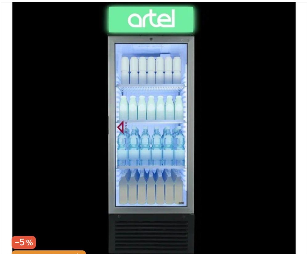 Artel Sovutgich (Vitrina Tipi) - Ideal Holatda! Garantya 1 oy