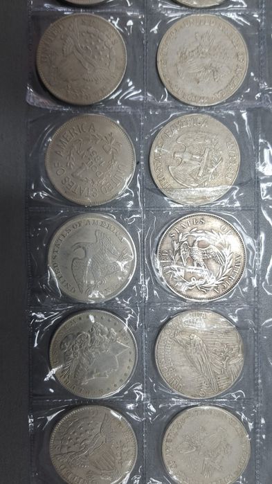Американски монети 1 долар 8 броя