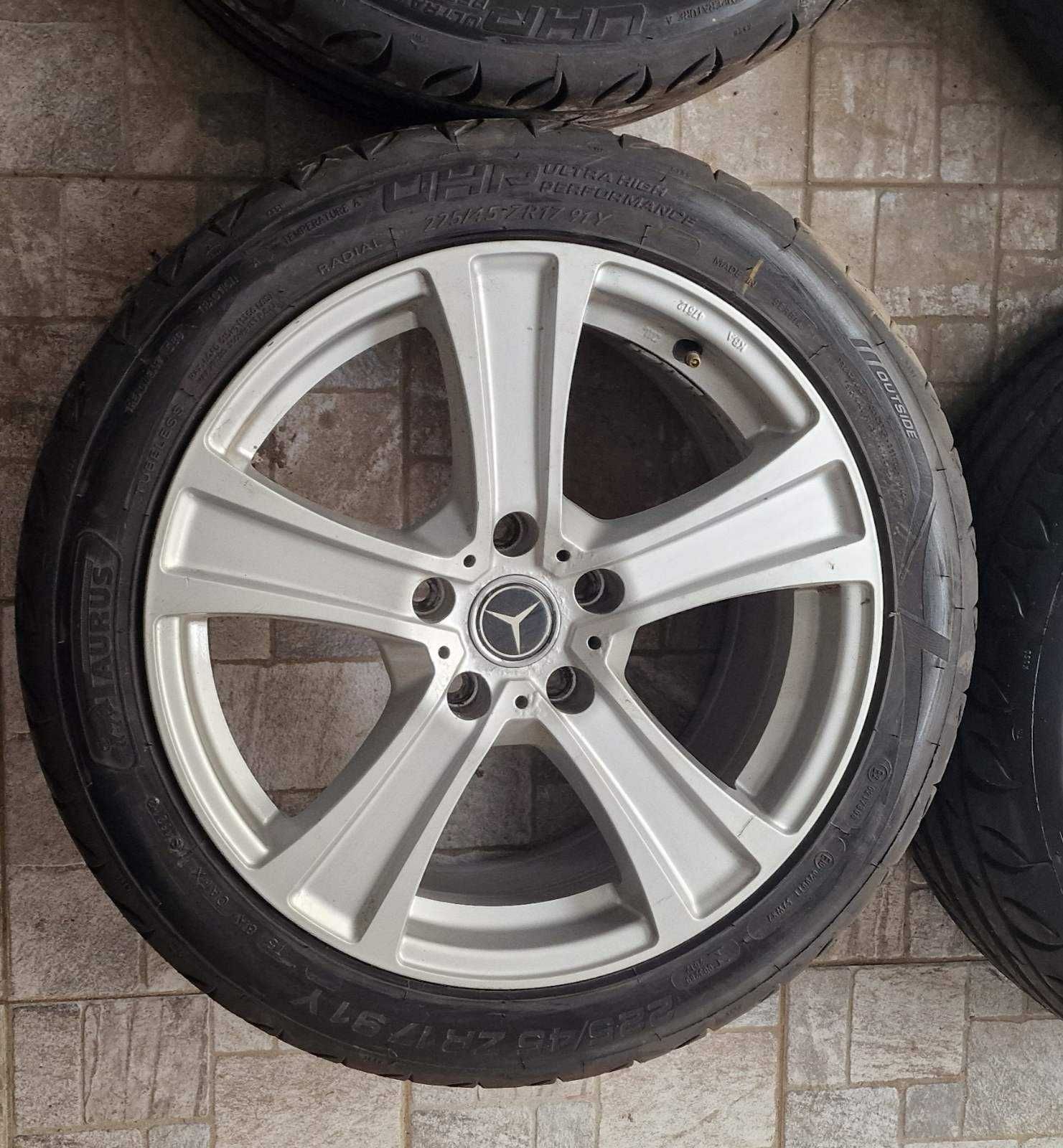 Джанти и Летни Гуми Mercedes 225/45/17 5x112 ET45 7.5