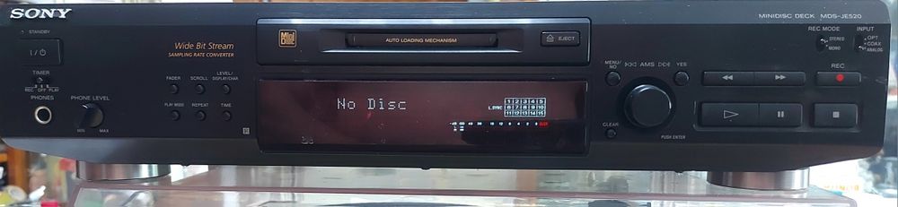 Minidisc Sony Deck MDS JE 520