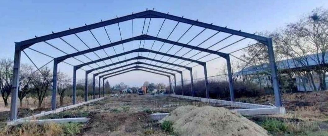 Vând hala metalica 15x11x4 confecționată din europrofile 140 ipe
Cu țe