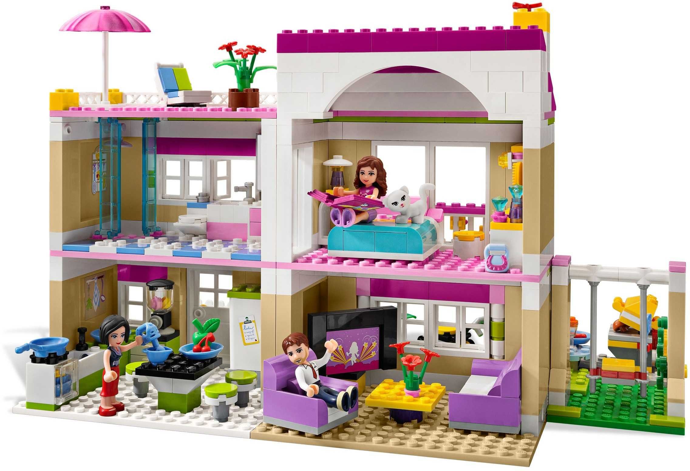 Lego Friends 3315 - Casa Oliviei [Complet, sortat in pungi pe culori]