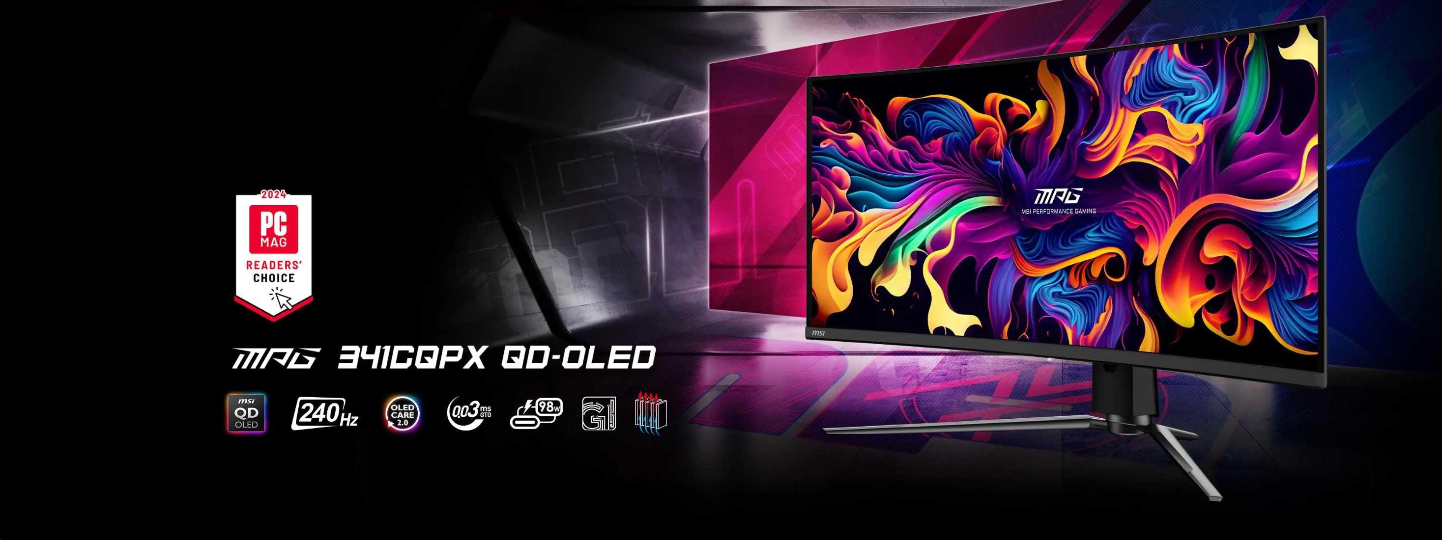 OLED монитор MSI MPG 341CQPX