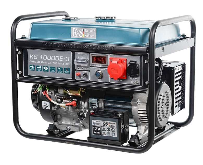 Generator pe benzina 8, 0 kW Konner & Sohnen KS 10000E-3. Nou in cutie