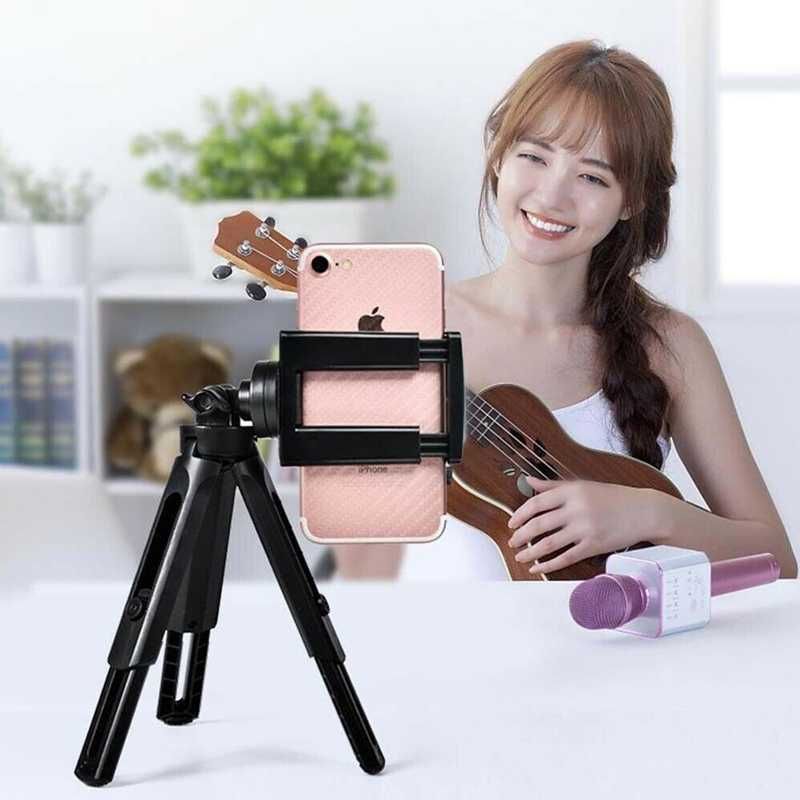 Suport telefon Selfie Stick Mini Tripod Stand Multifunctional 360°