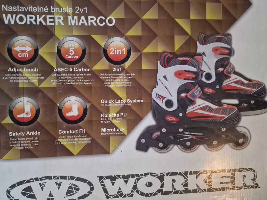 Дамски комбинирани кънки ролери М размер