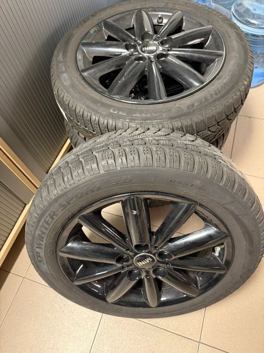 Roti mini cooper jante + dunlop winter sport 3d 175/60/r16