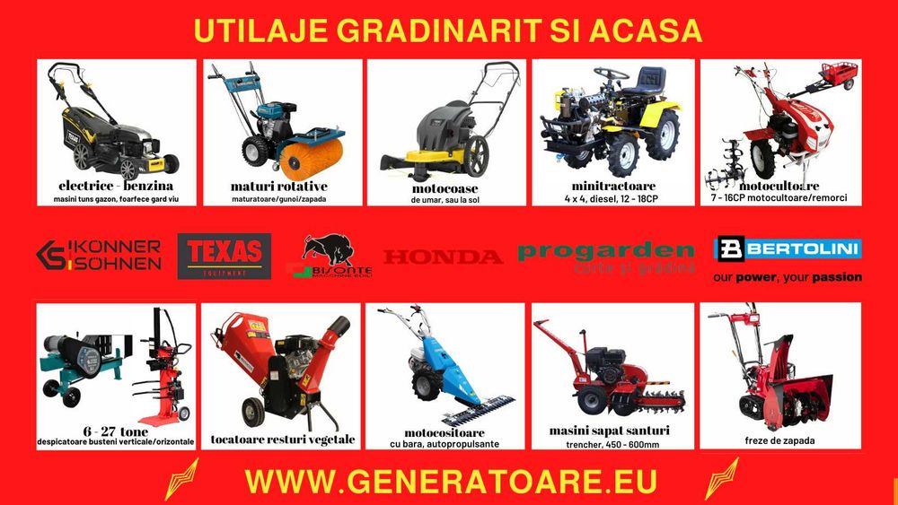 Generator SENCI SC18000TE-EVO-ATS max. 17 kW TRIFAZAT 400V AVR benzina