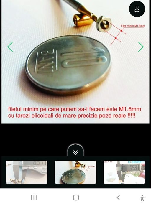 Strung / confecționare piese mici unicat sau serie