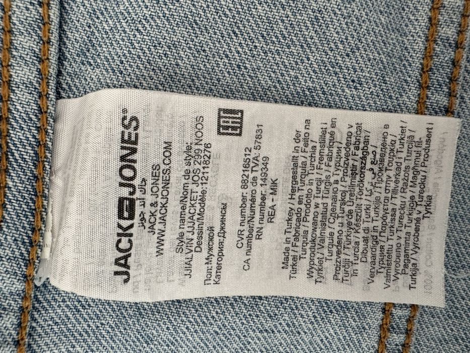 Преходно дънкови яке Jack&Jones. Размер М.