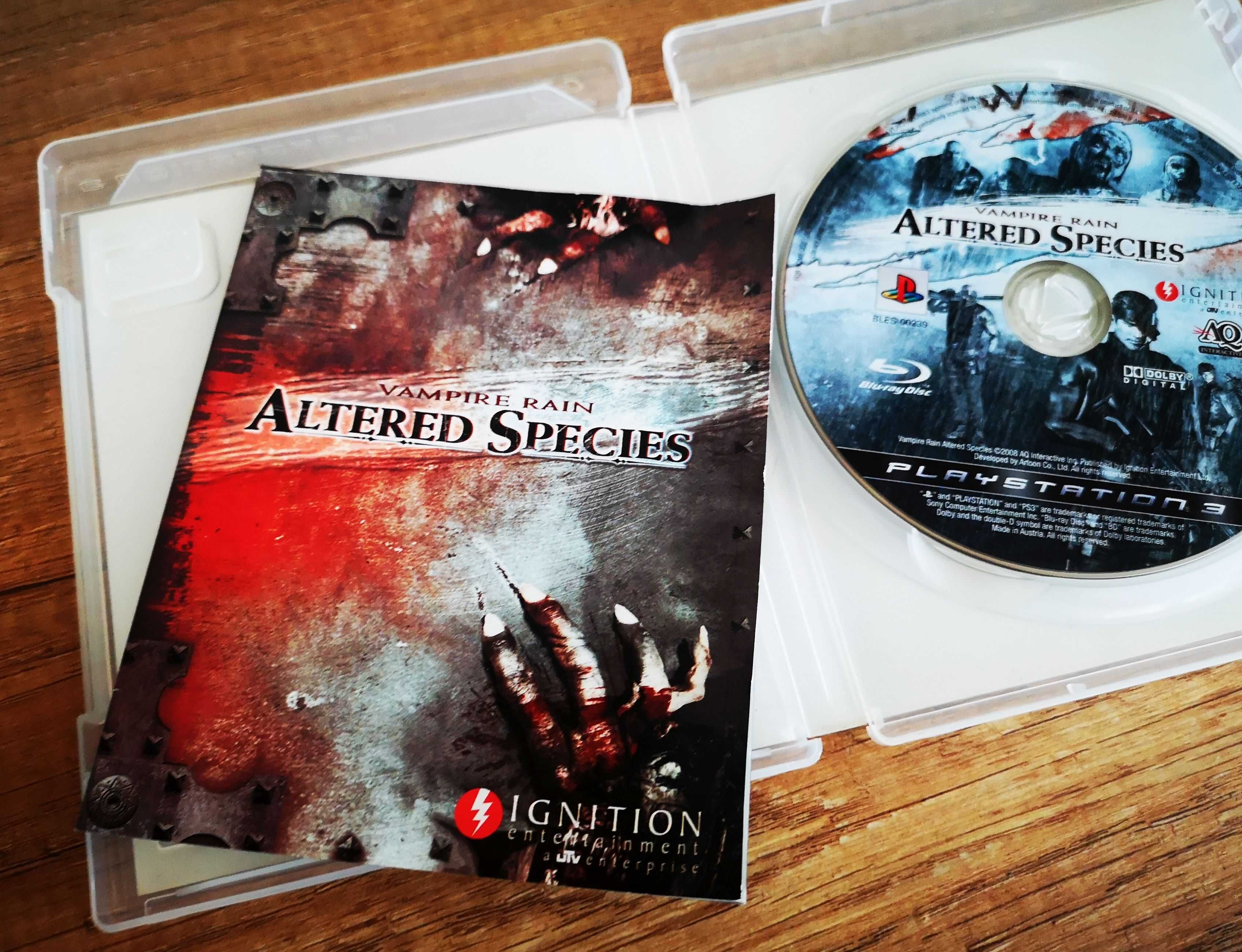 PS3 Vampire Rain: Altered Species Sony PlayStation 3