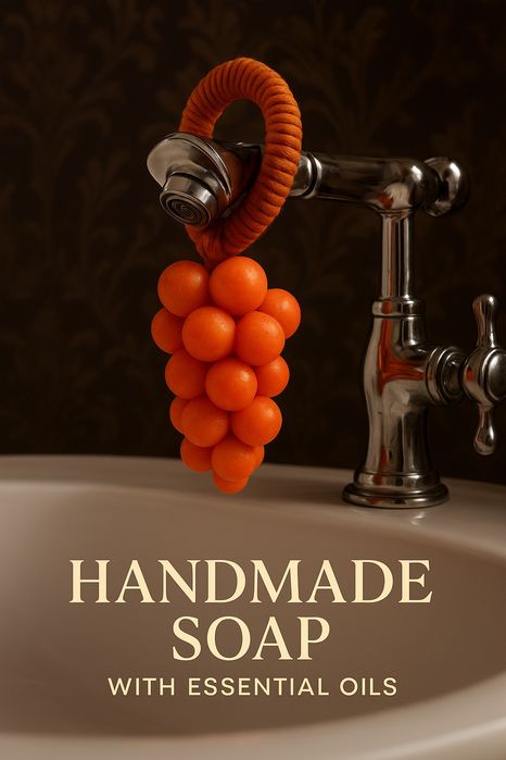 Cadou săpun artizanal hand made ciorchine strugure