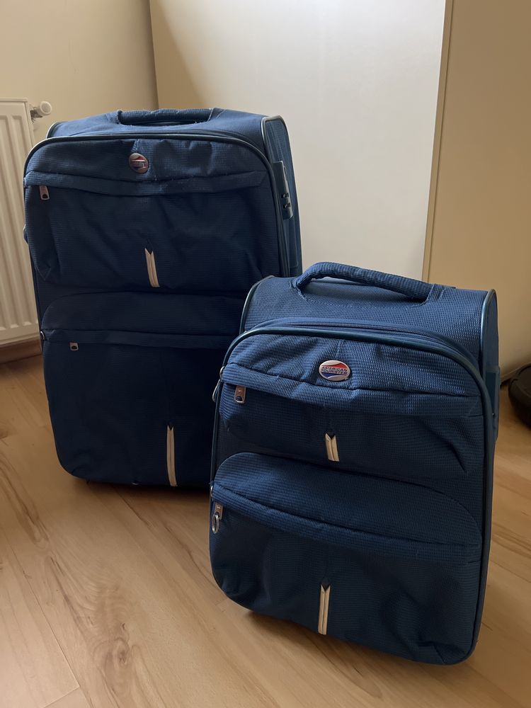 Valiza / Geamantan / Troler / Geanta set doua bucati