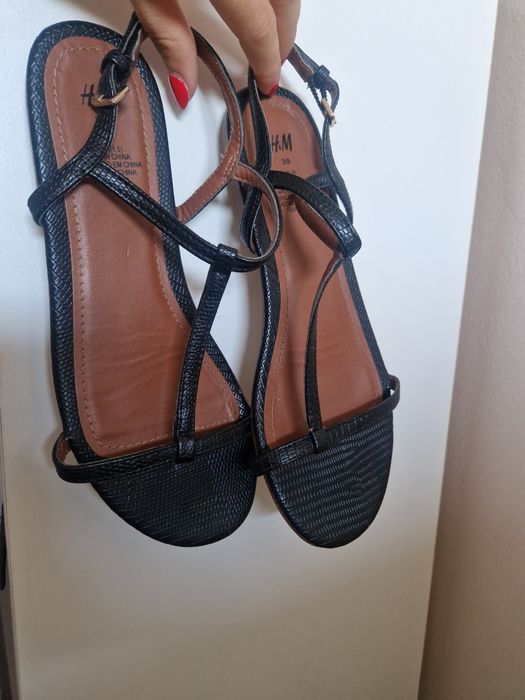 Sandale negre h&m