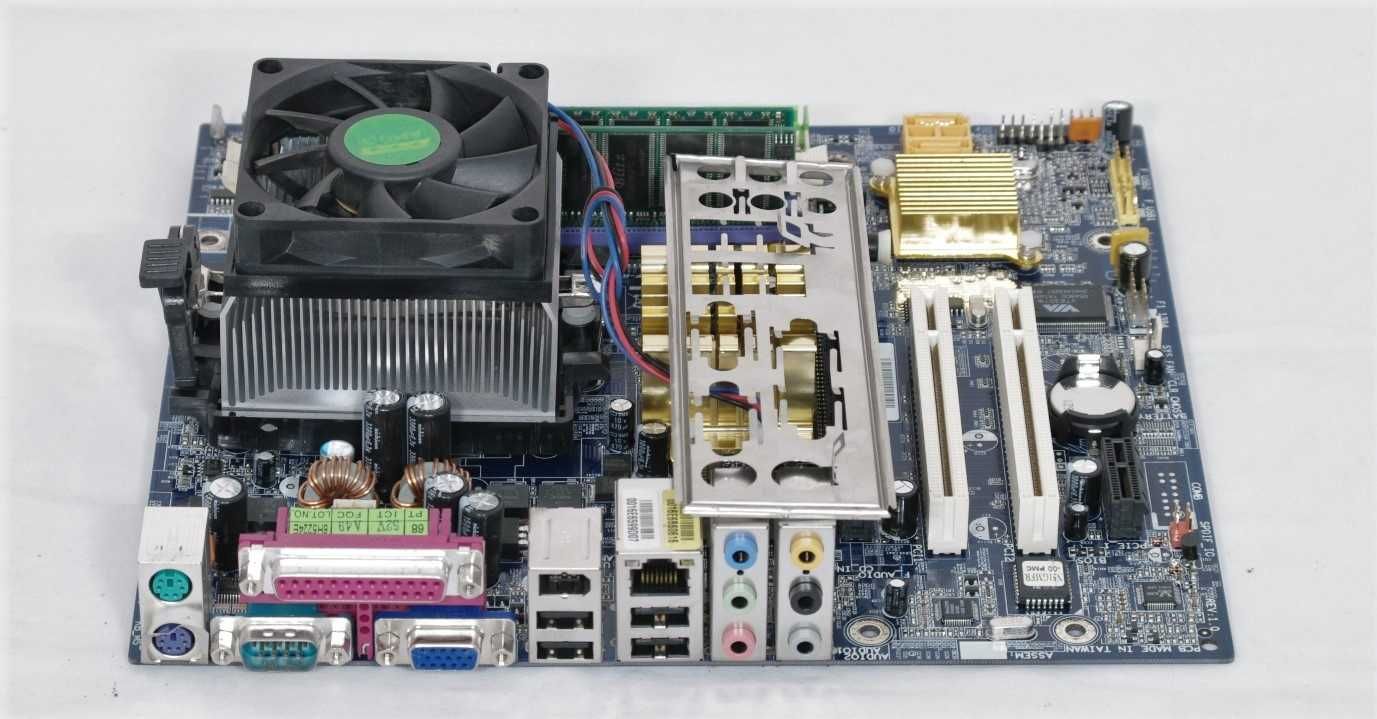 Kit Mainboard, CPU, RAM, cooler, backplate