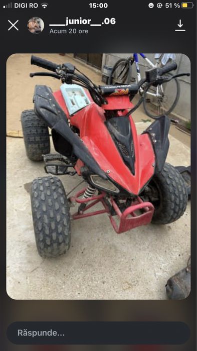 Se vinde ATV 125 nu intra in viteza nu porneste din cauza magnetoului