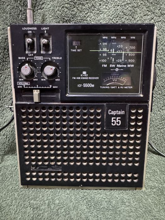 Radio Vintage Sony Captain 55 ICF-5500M