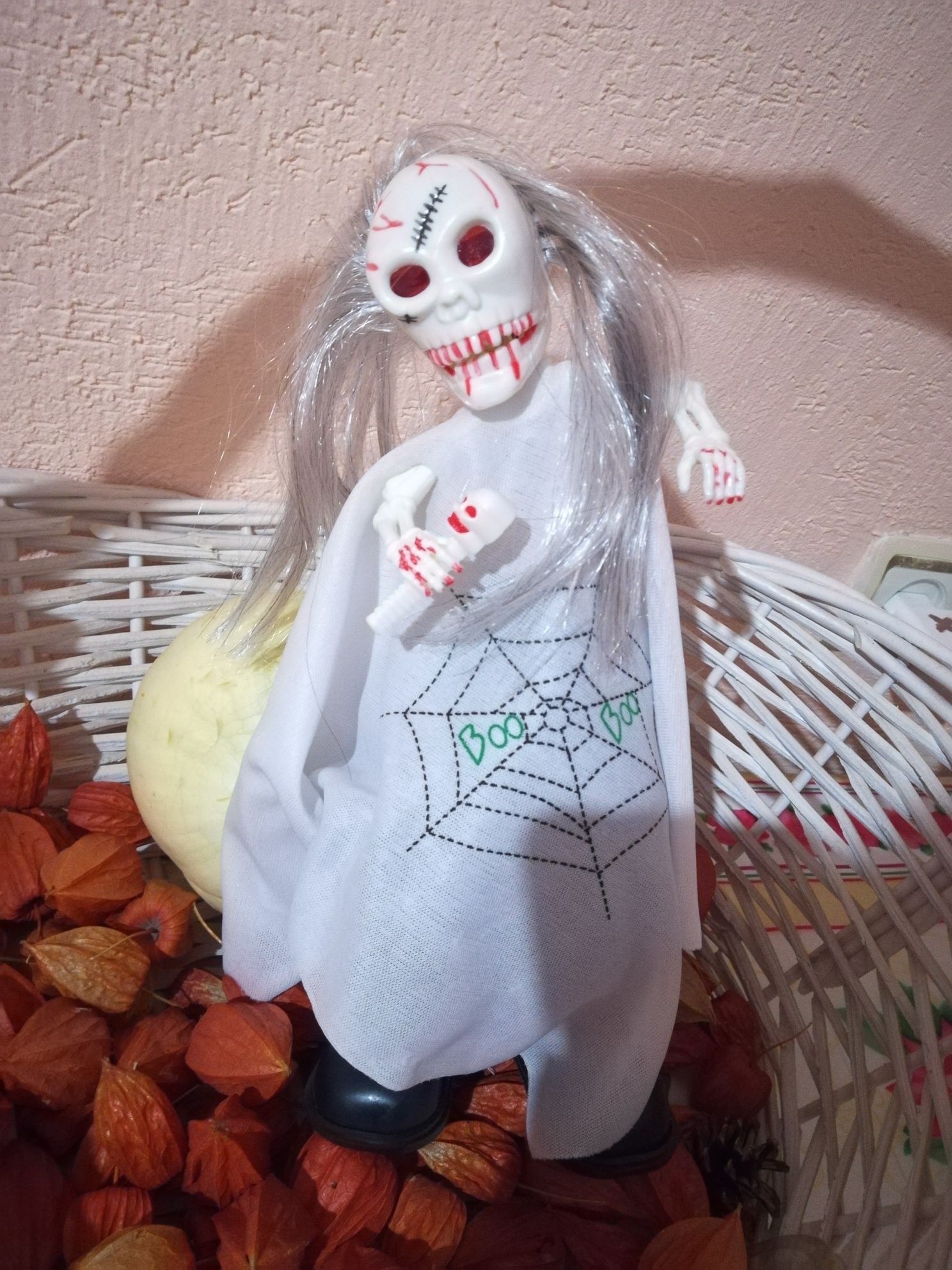 Скелеты с музыкой подсветка Хэллоуин Астана