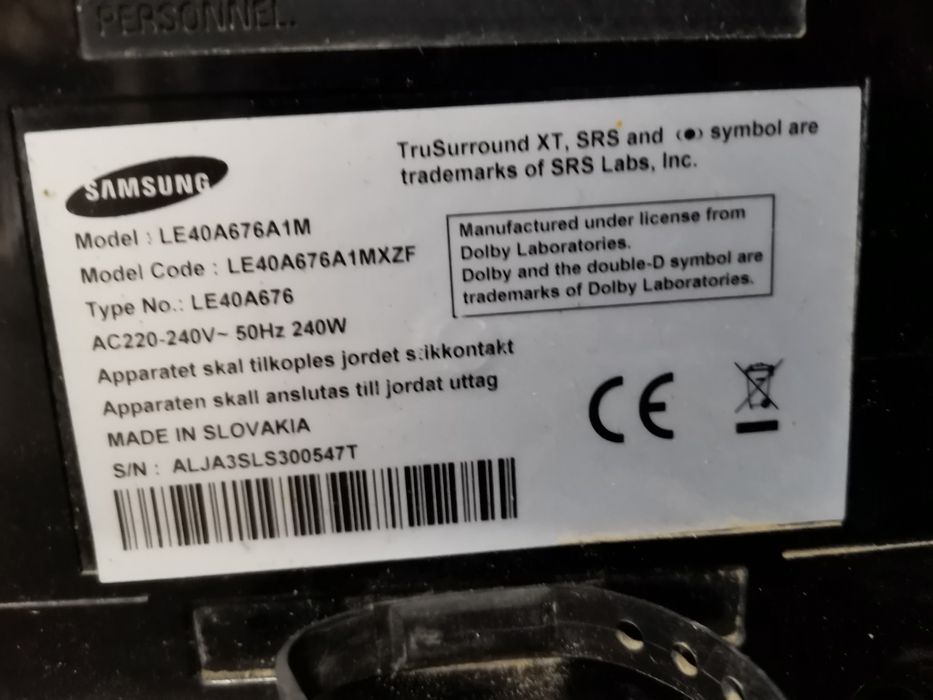 Televizor  marca jvc și Samsung