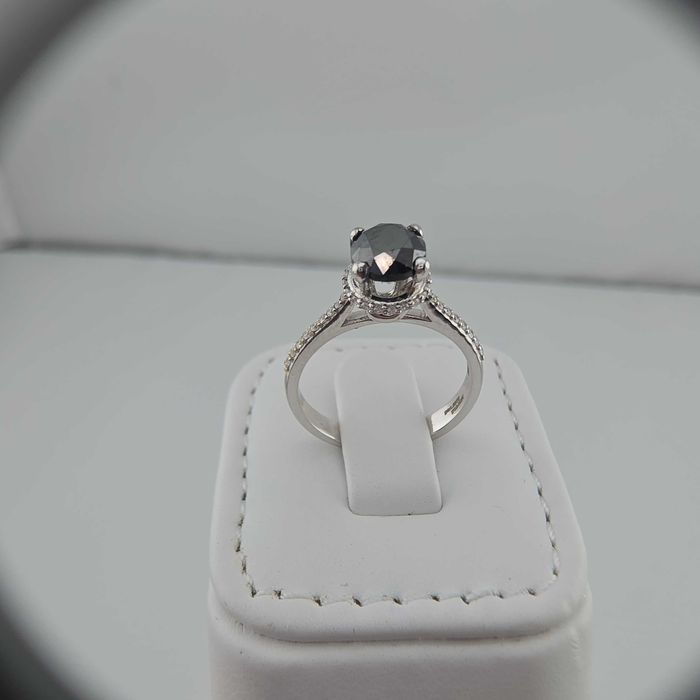 Inel aur 18k cu diamante naturale 1,82 kt