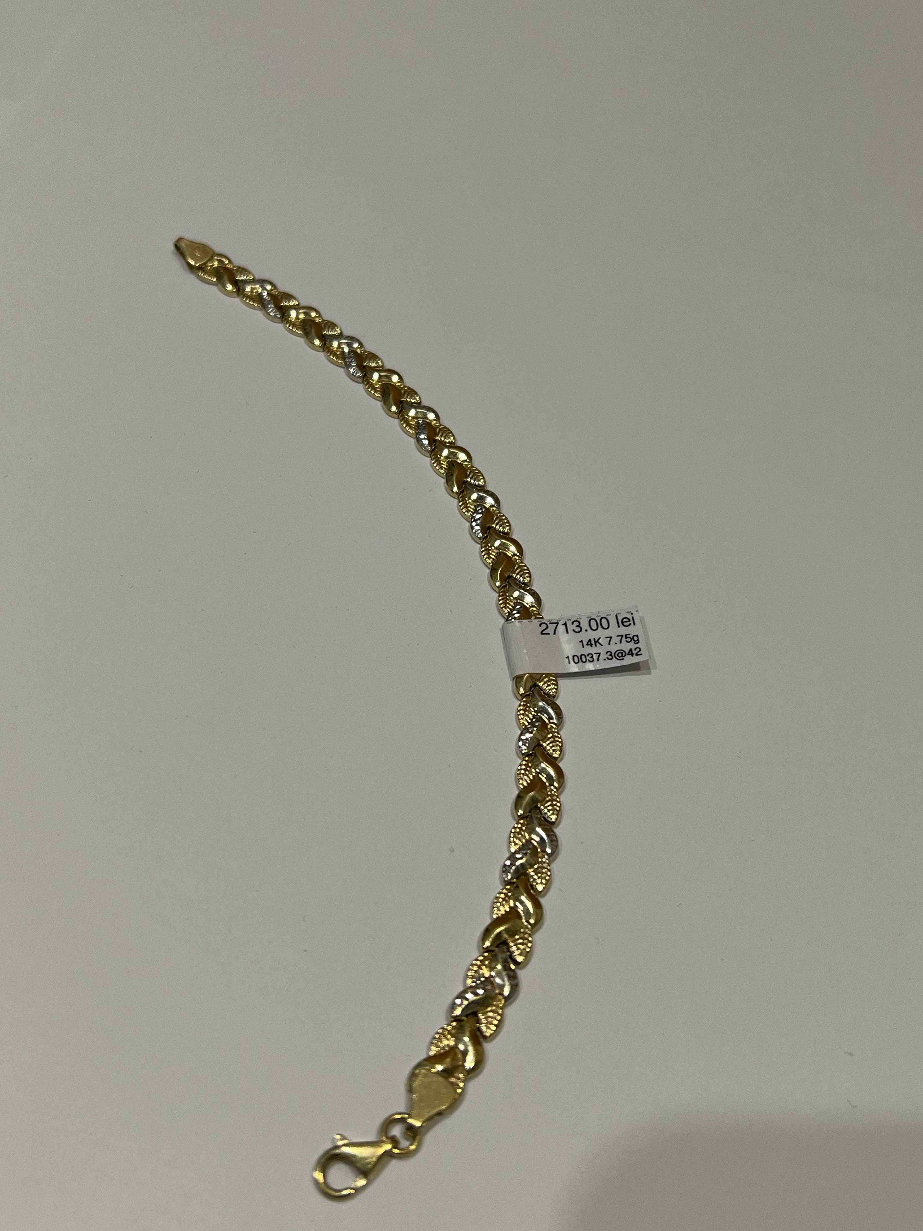(AG42) Bratara aur 14k 7.75g b.10037