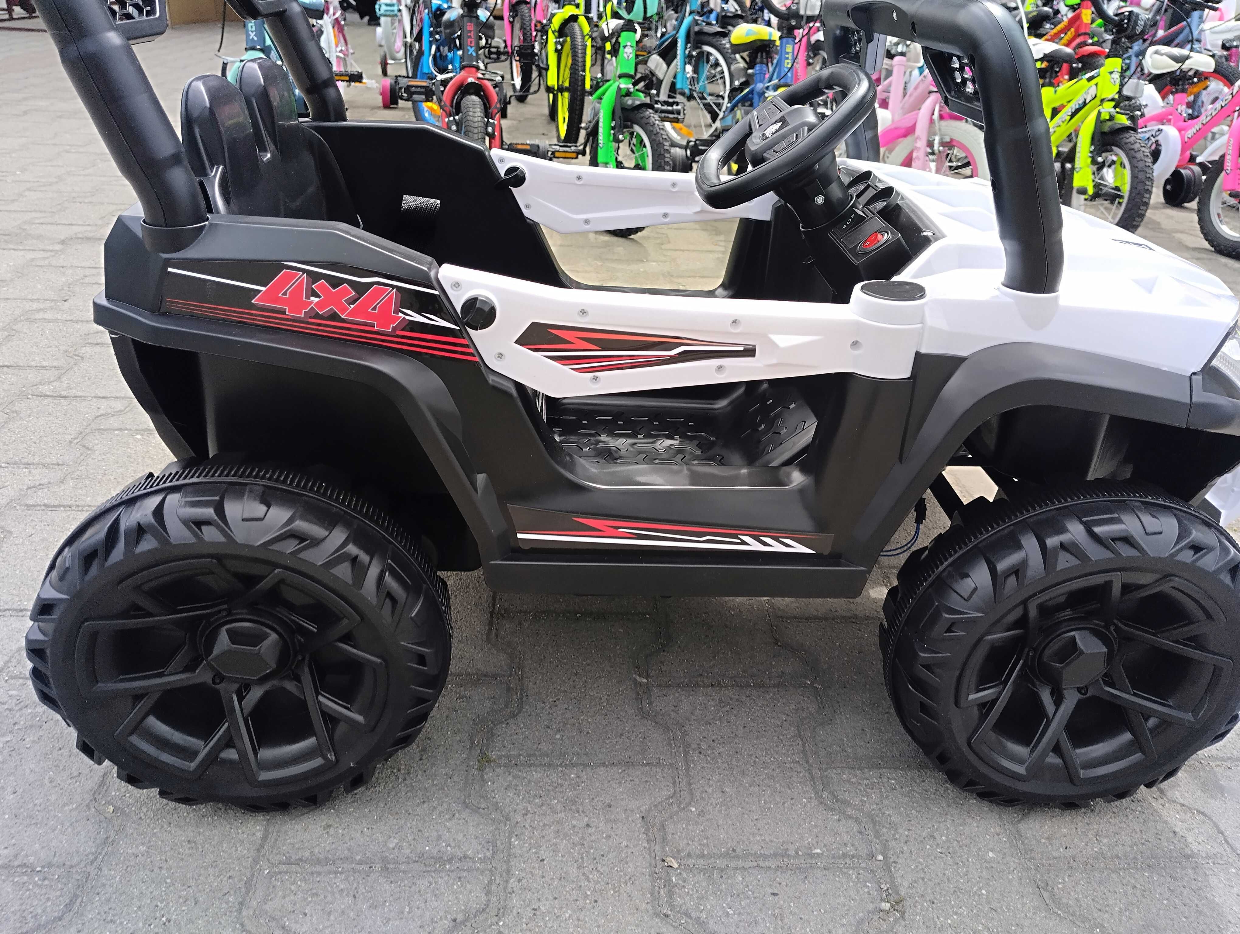 TEXAS акумулаторен джип Fast UTV бял