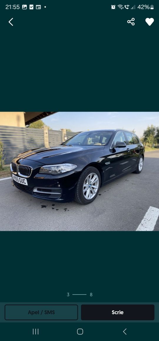 Dezmembrez Bmw 520d facelift 2016