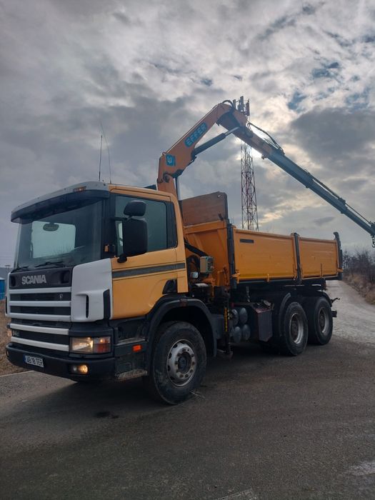 Scania 94C 6X4 cu macara