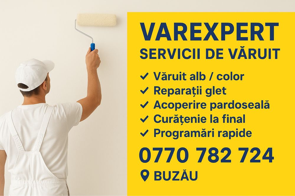 Varexpert-Servicii profesionale de văruit in Buzau