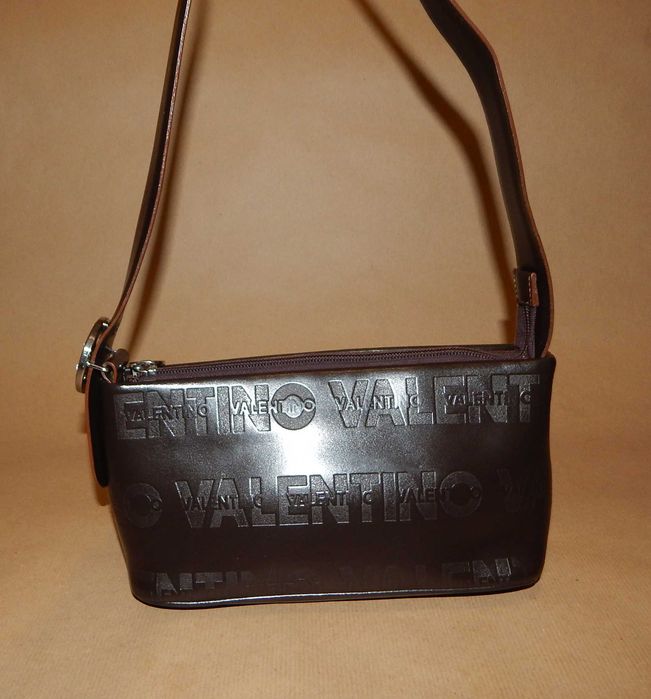 Geanta Mario Valentino, de piele, de umar, stare foarte buna