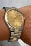 Rolex aur cu otel Oyster Perpetual.