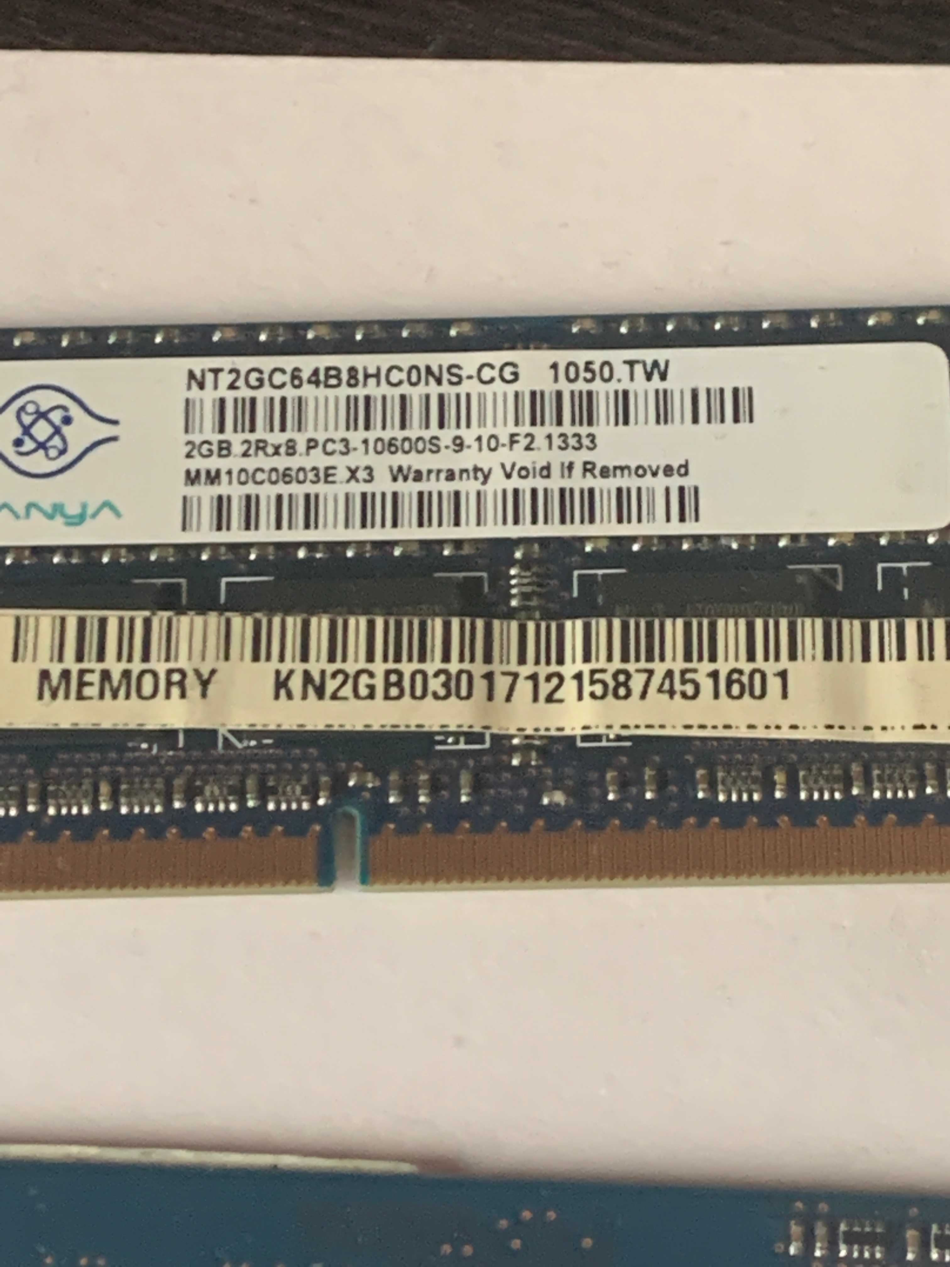 Memorie RAM Laptop 2GB DDR2 si DDR3