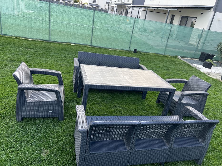 Mobilier terasa gradina 8 locuri