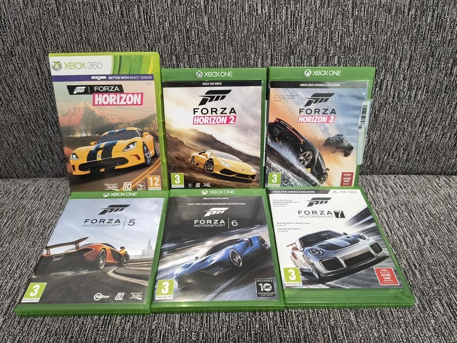 Forza horizon 1 2 3  Motorsport 5 6 7 Xbox one