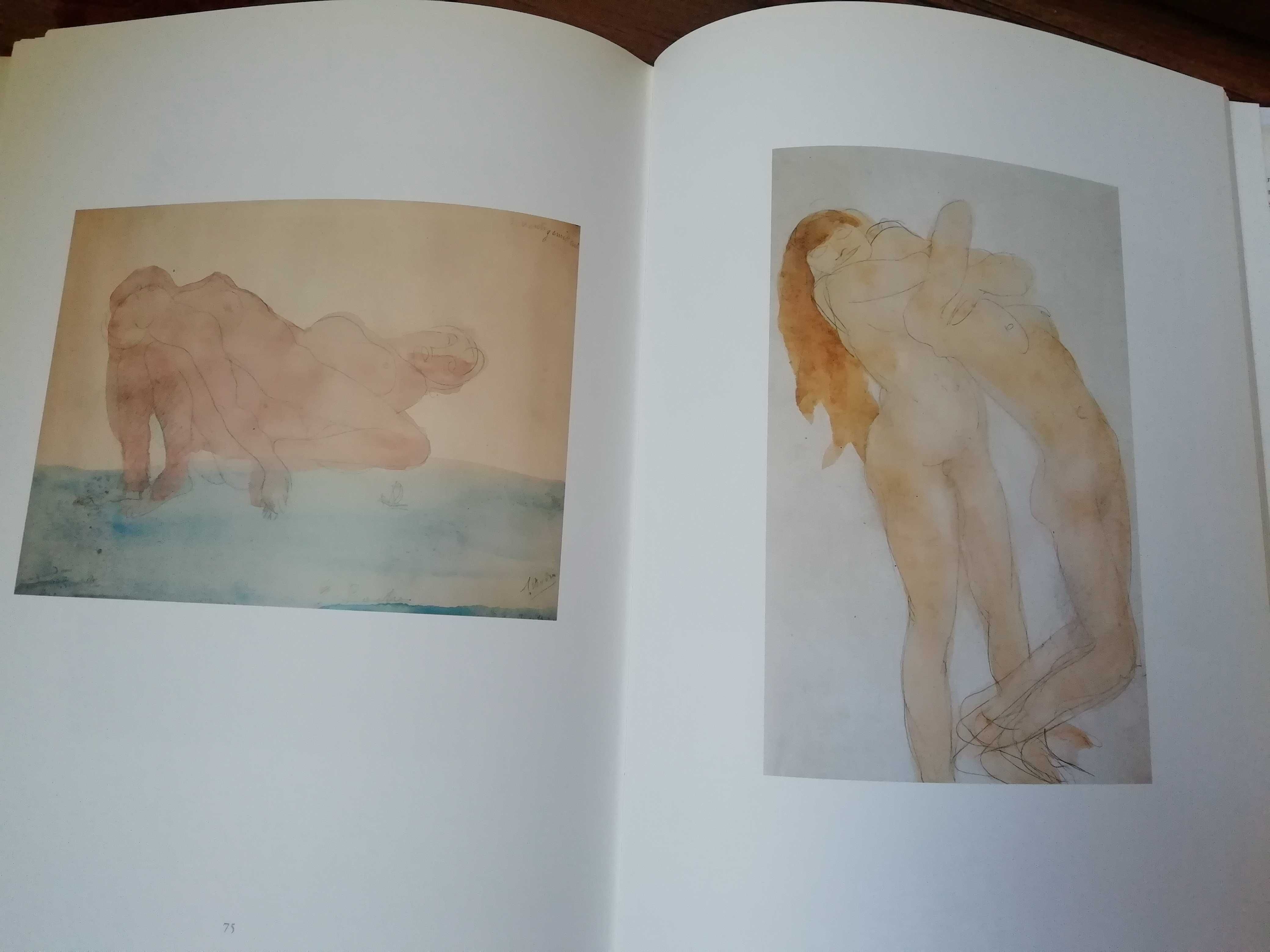 Луксозен албум с  еротични рисунки на AUGUSTE RODIN
