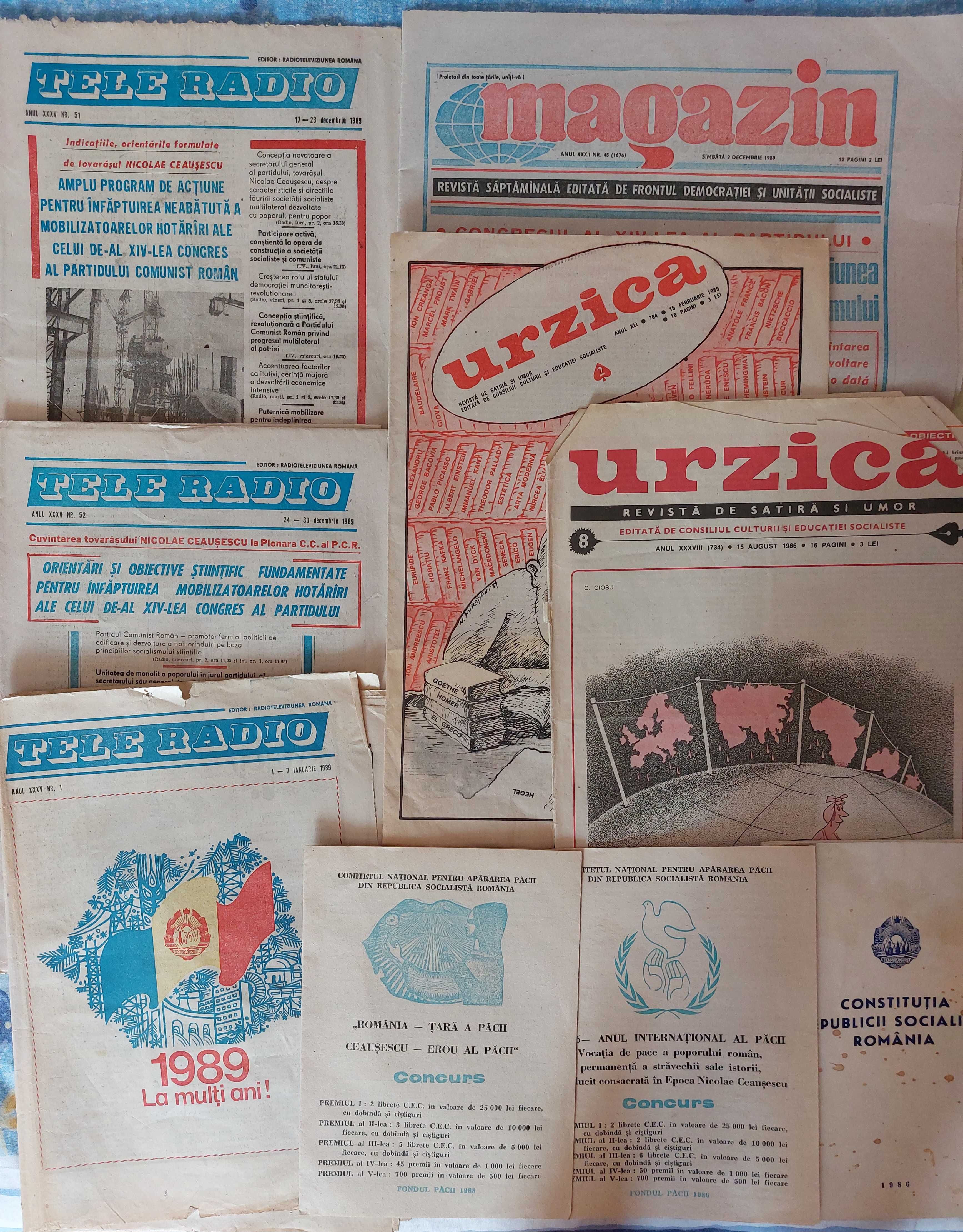 colectie ziare reviste vederi diapozitive surprize etc era comunista!