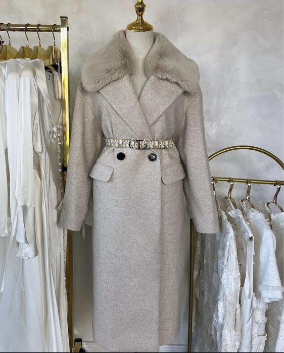Palton elegant cu curea