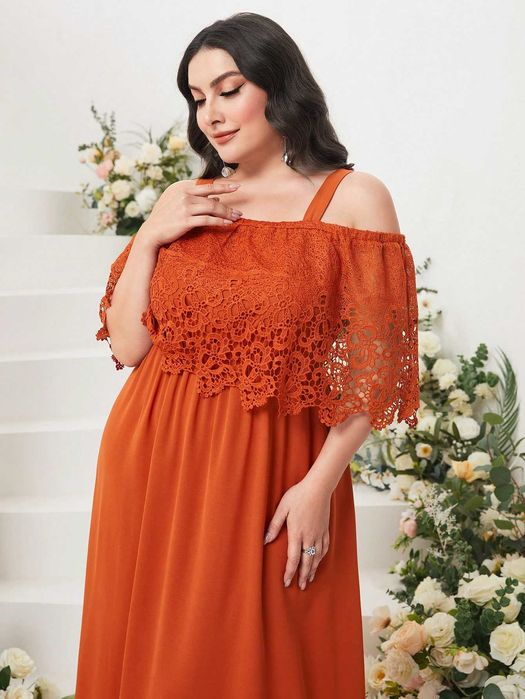 Рокля с дантела, Елегантна рокля, Рокля брик